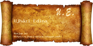 Ujházi Edina névjegykártya